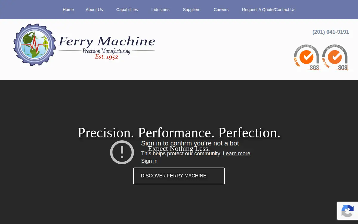 Homepage of Ferry Machine CORP