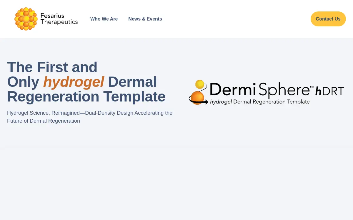 Homepage of Fesariustherapeutics INC