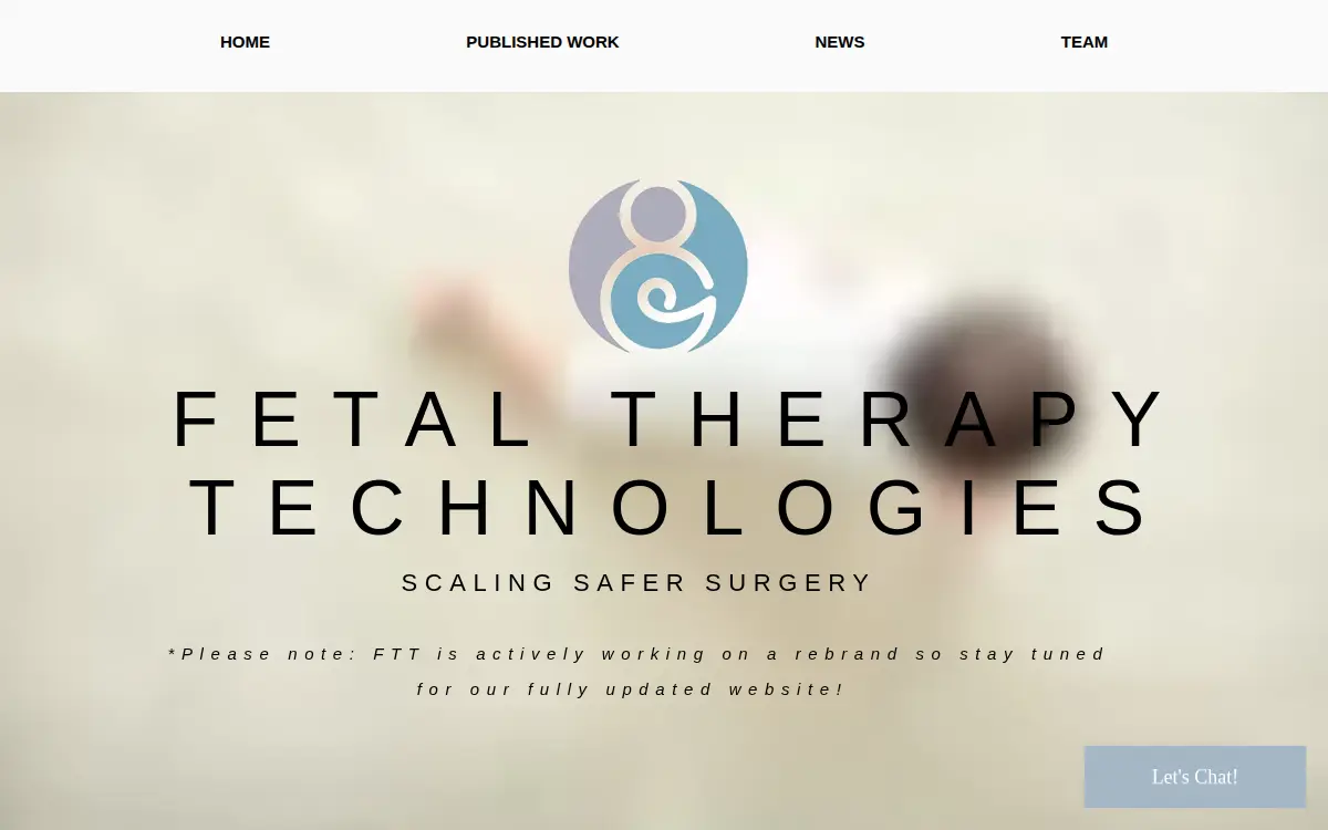 Homepage of Fetal Therapy Technologies LLC