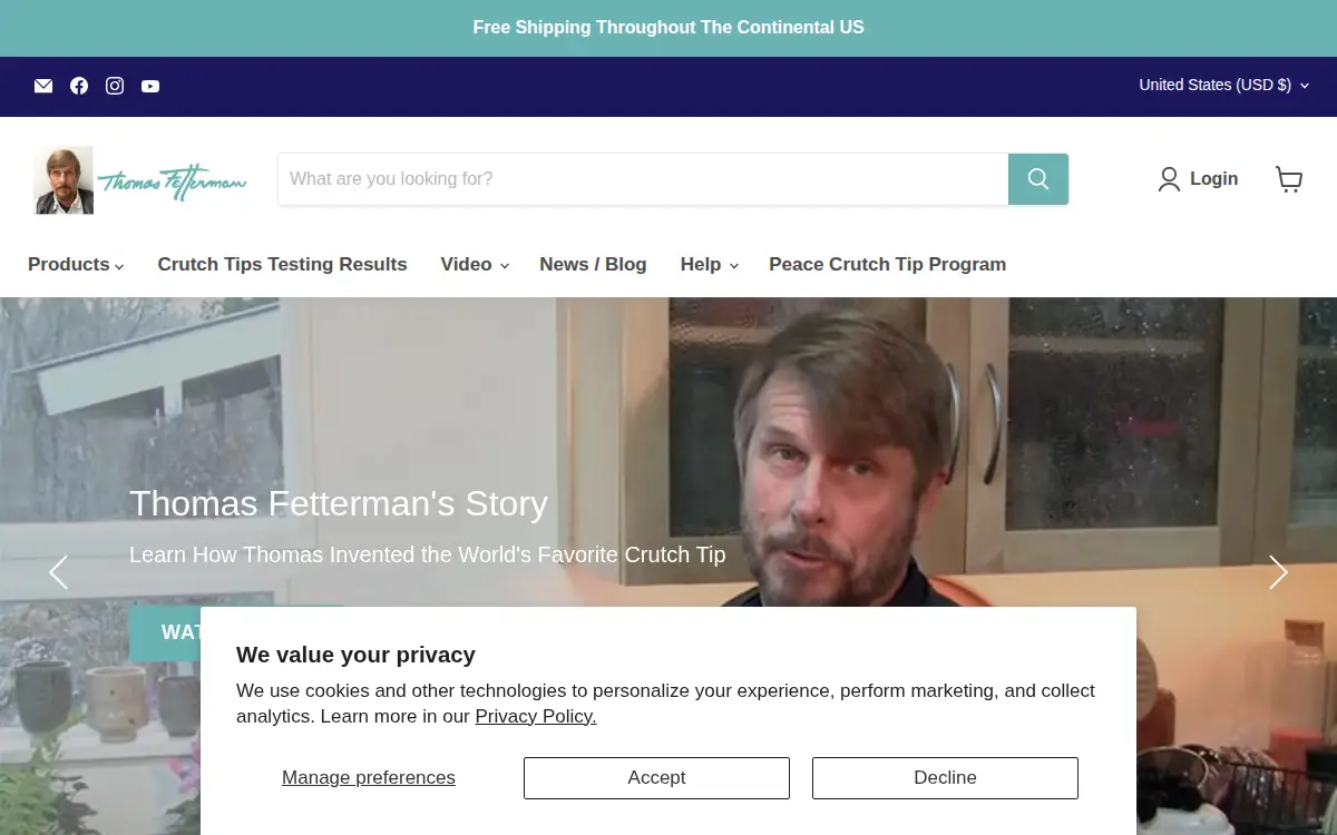 Homepage of Thomas Fetterman INC