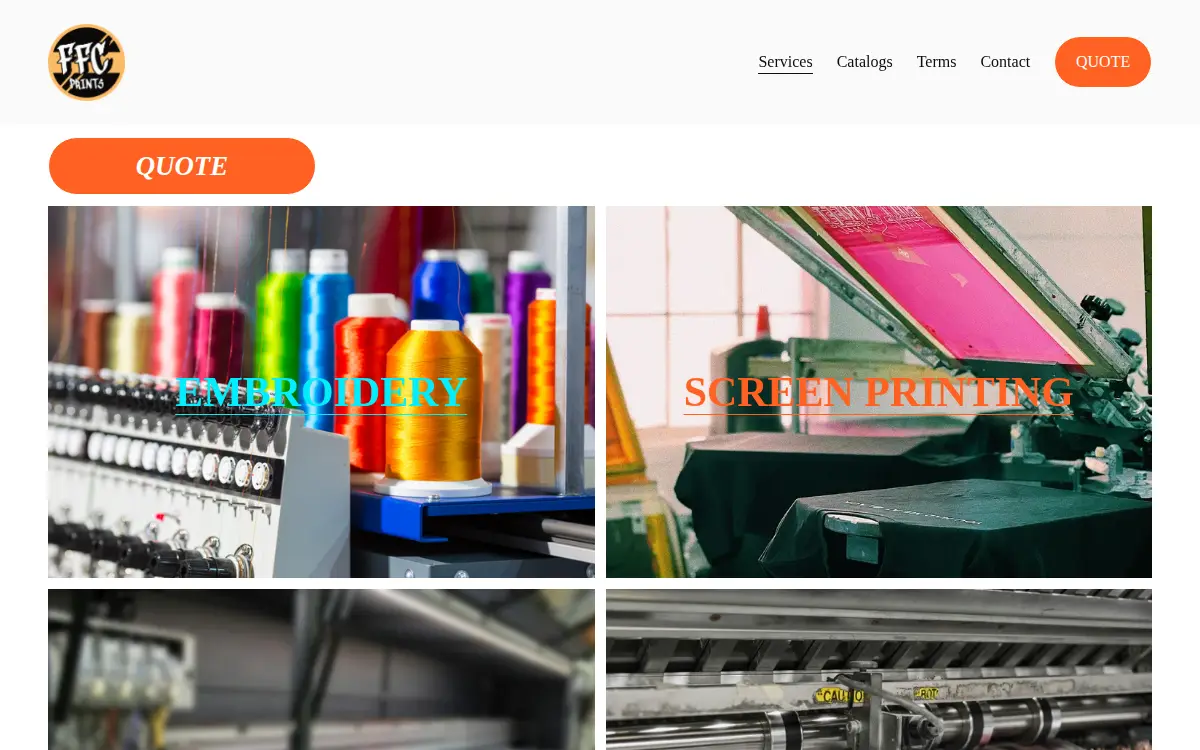 Homepage of F.f.c Prints LLC