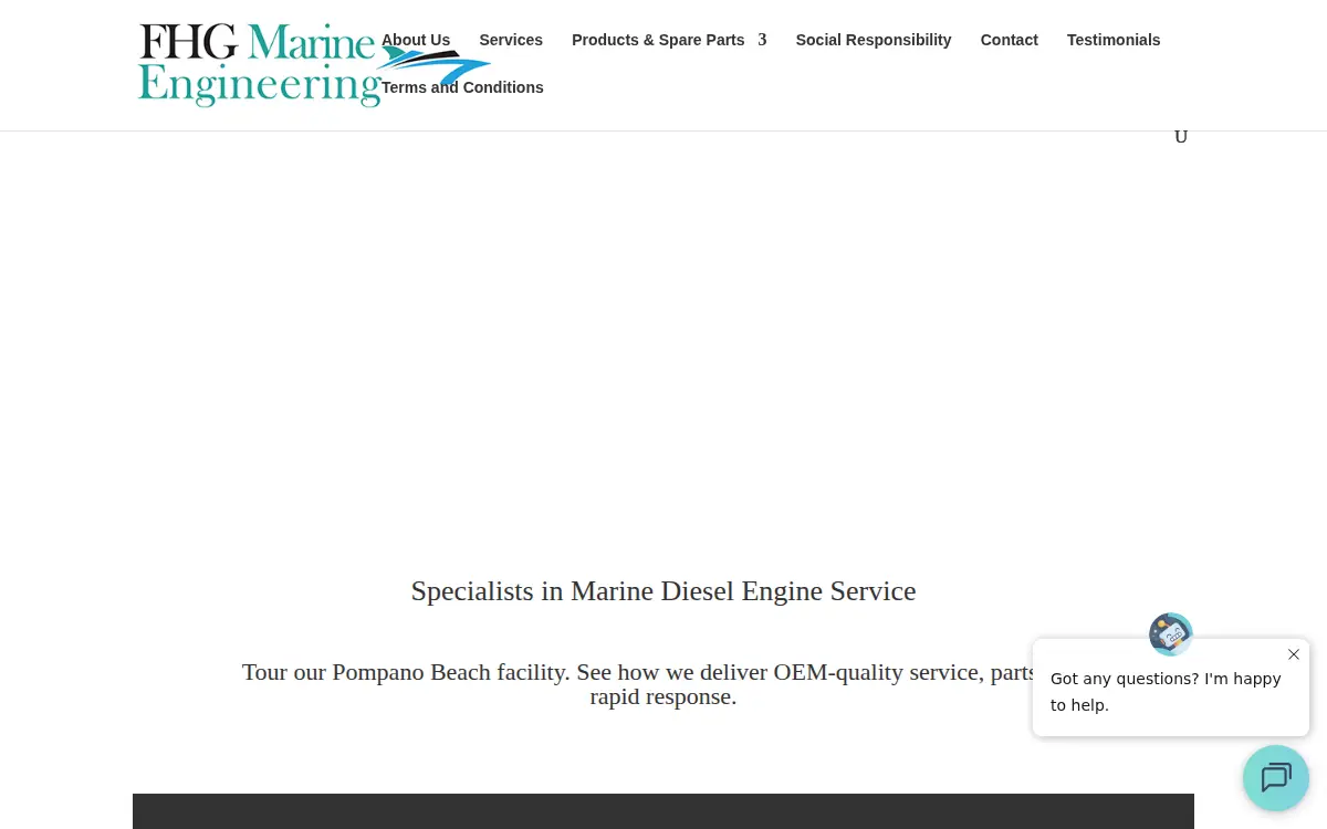 Homepage of Fhg Marine Engineering INC
