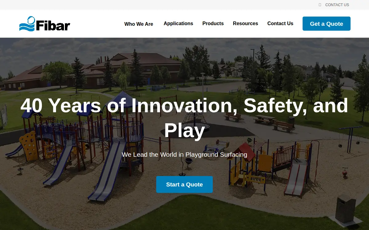 Homepage of The Fibar Group, LLC