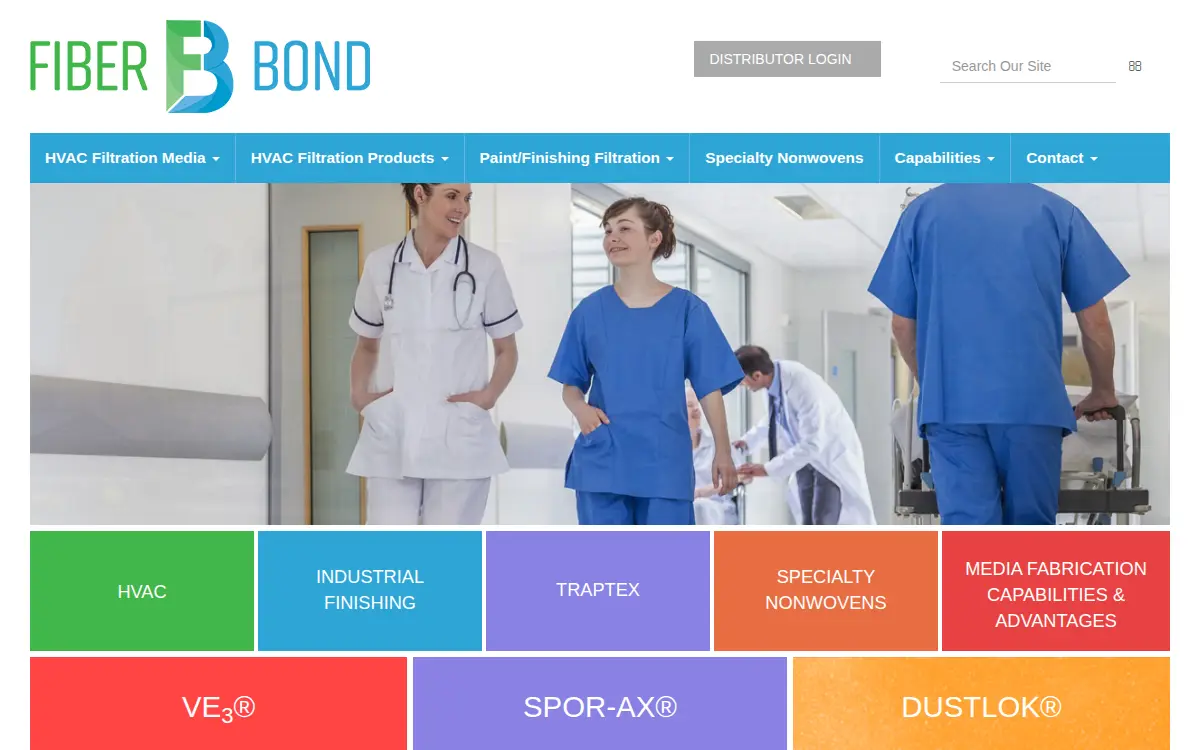 Homepage of Fiber Bond Operating LLC