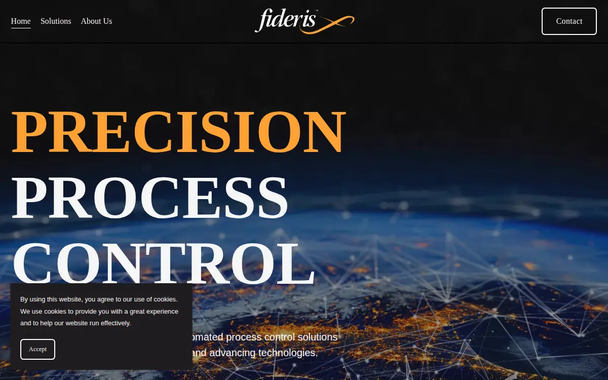 Homepage of Fideris INC
