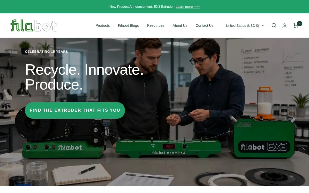 Homepage of Triex LLC