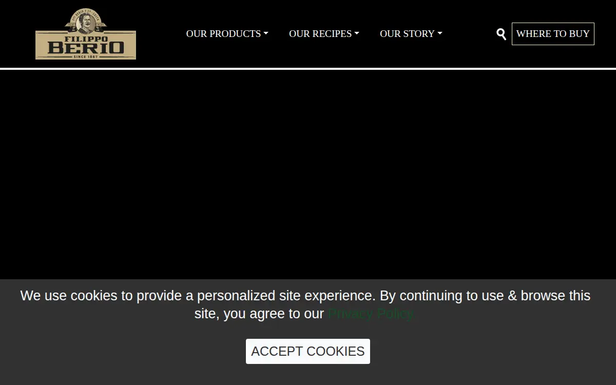 Homepage of Filippo Berio Usa, LTD.
