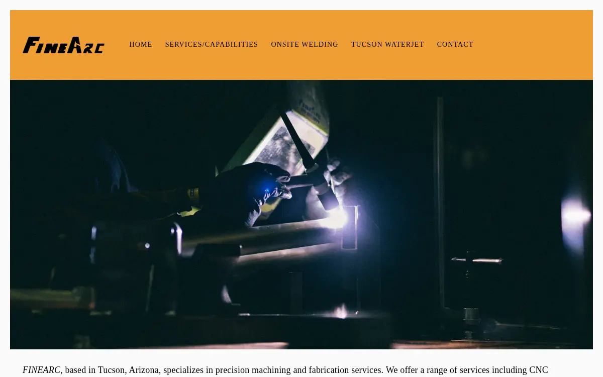 Homepage of Az Fine Arc LLC
