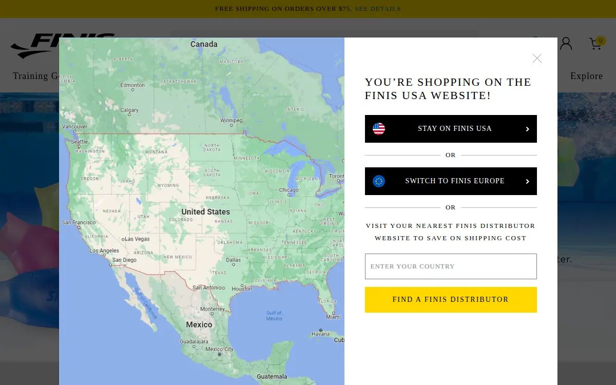 Homepage of Finis INC