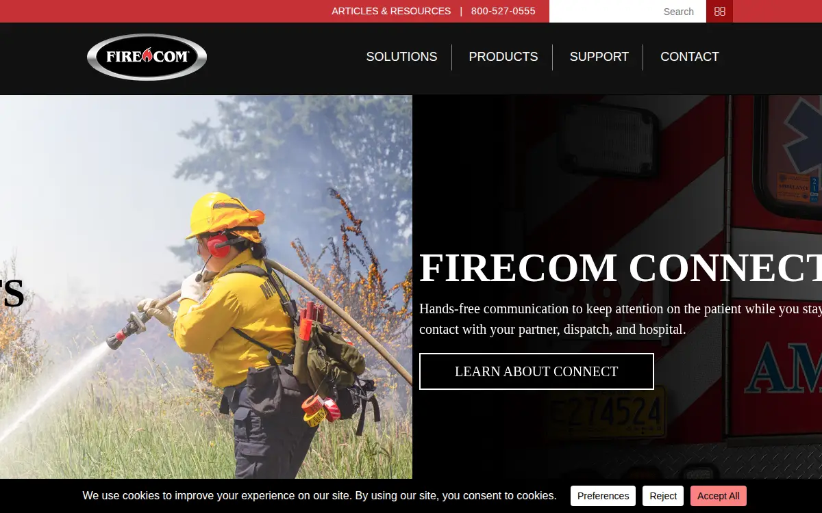Homepage of Sonetics Corporation