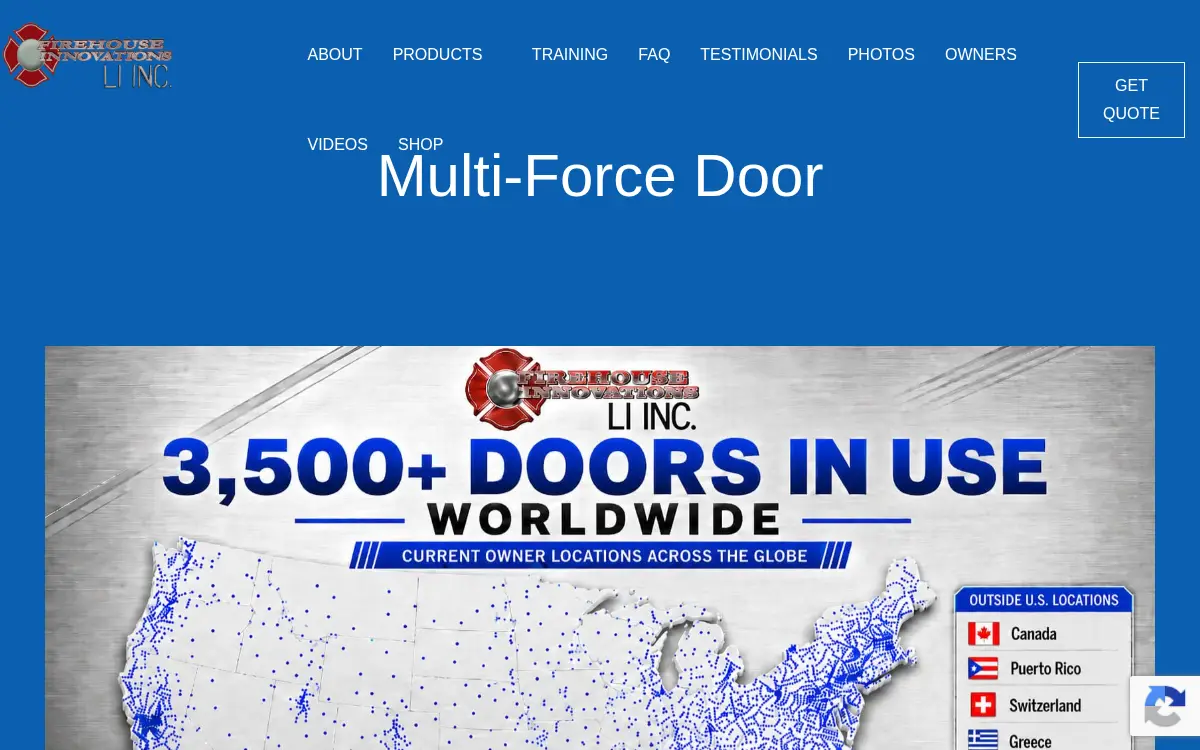 Homepage of Fire House Innovations Li INC