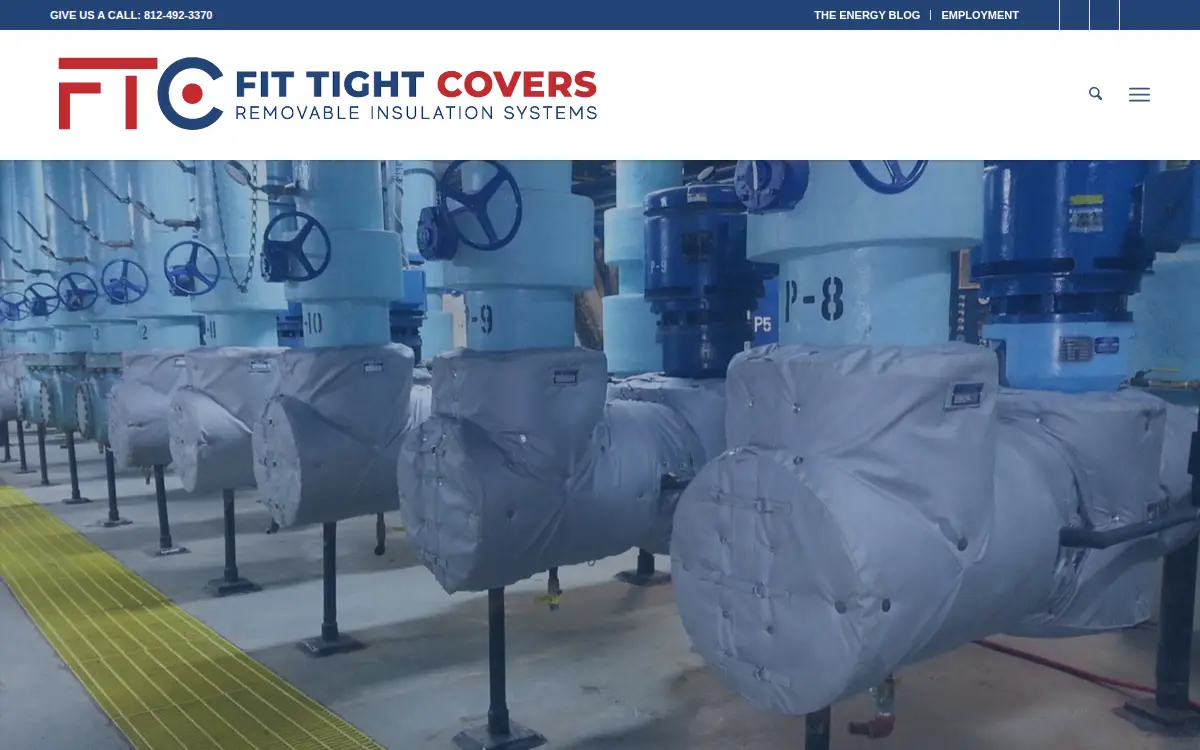 Homepage of Fit Tight Covers Company, INC.