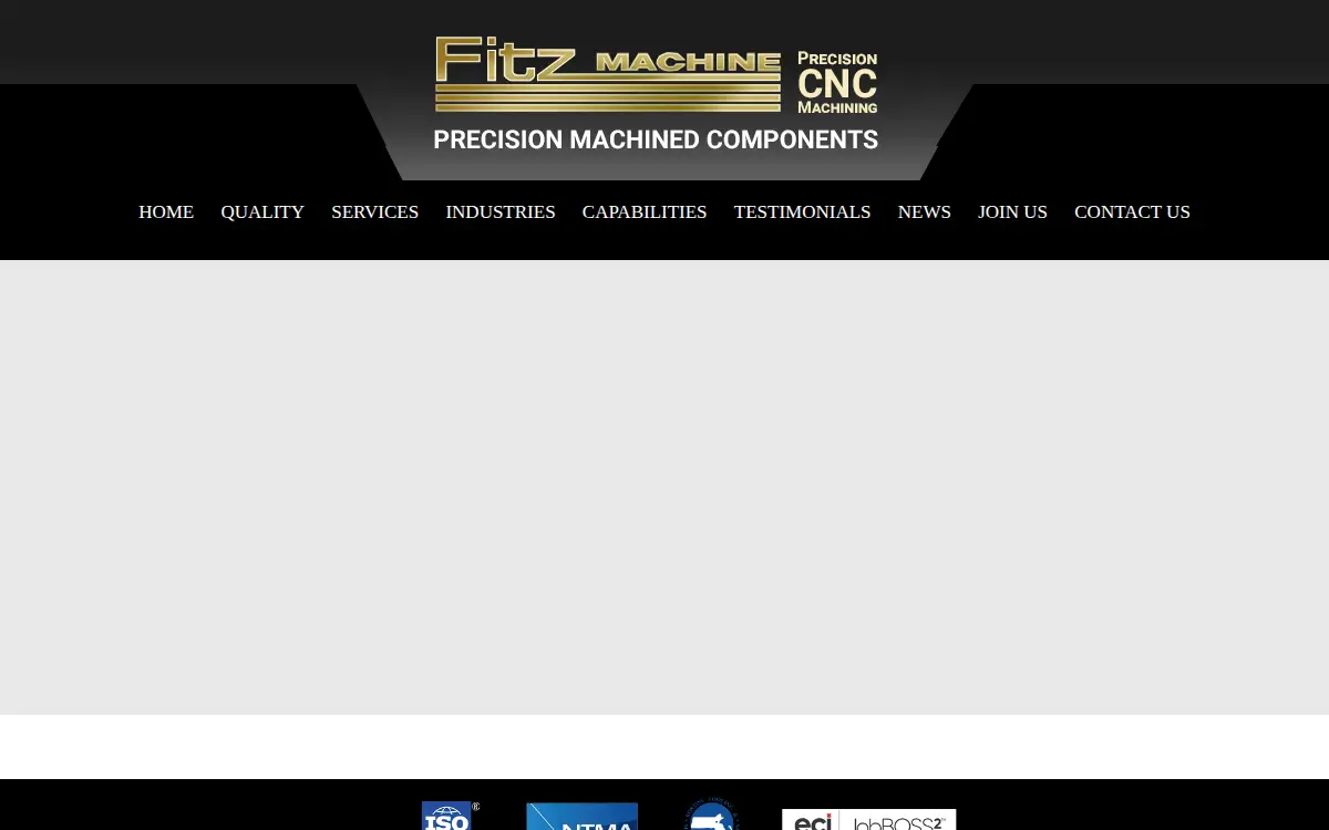 Homepage of Fitz Machine INC