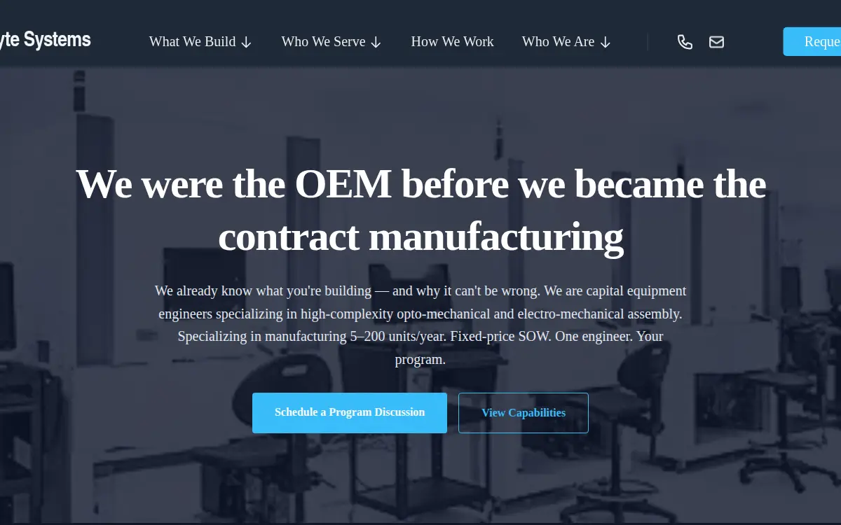 Homepage of Fixyte Systems INC