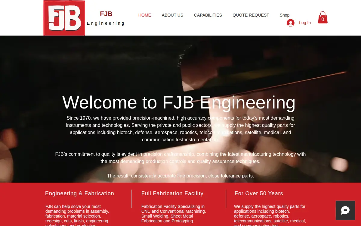 Homepage of Fjb Engineering Company