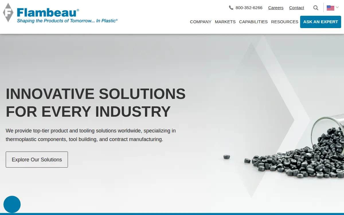 Homepage of Flambeau, INC.
