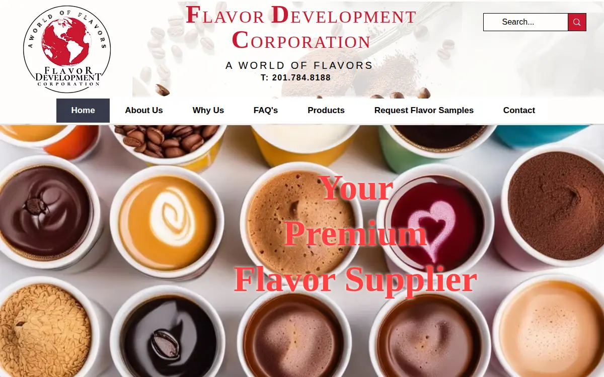 Homepage of Flavor Development CORP
