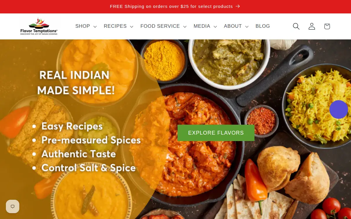 Homepage of Fillmyrecipe LLC