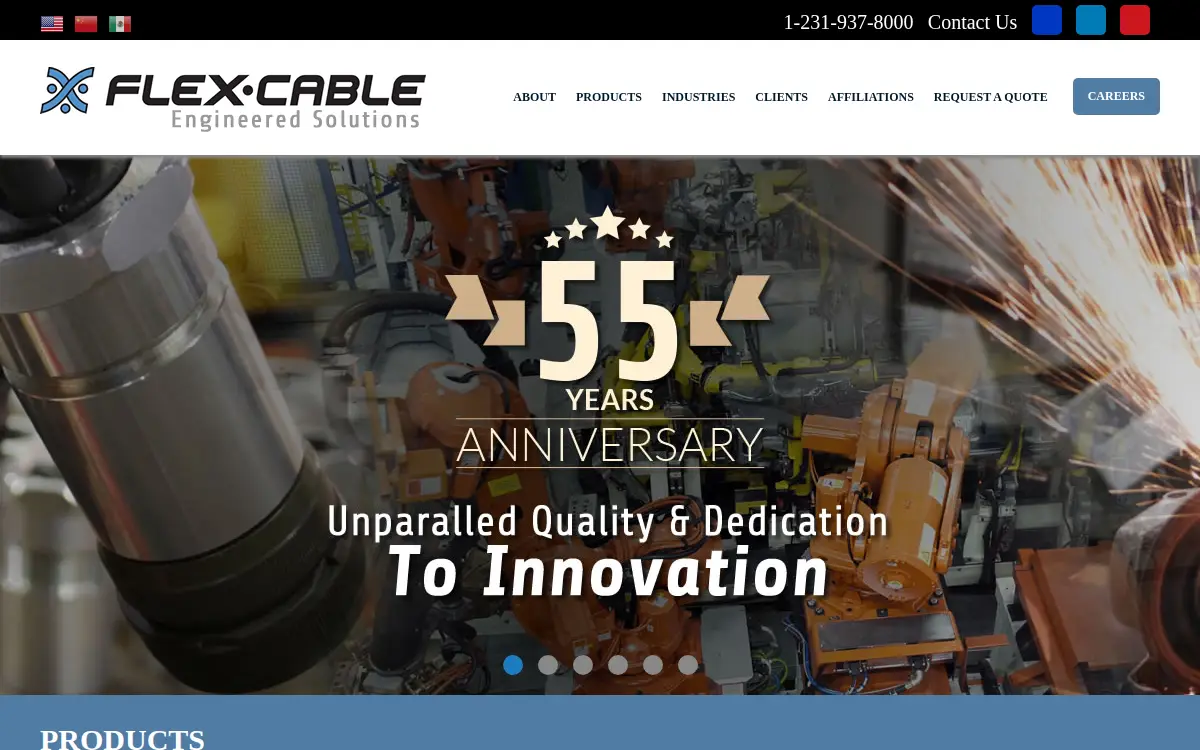 Homepage of Northern Cable & Automation, LLC