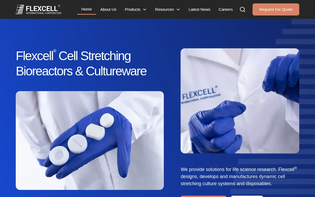 Homepage of Flexcell International CORP