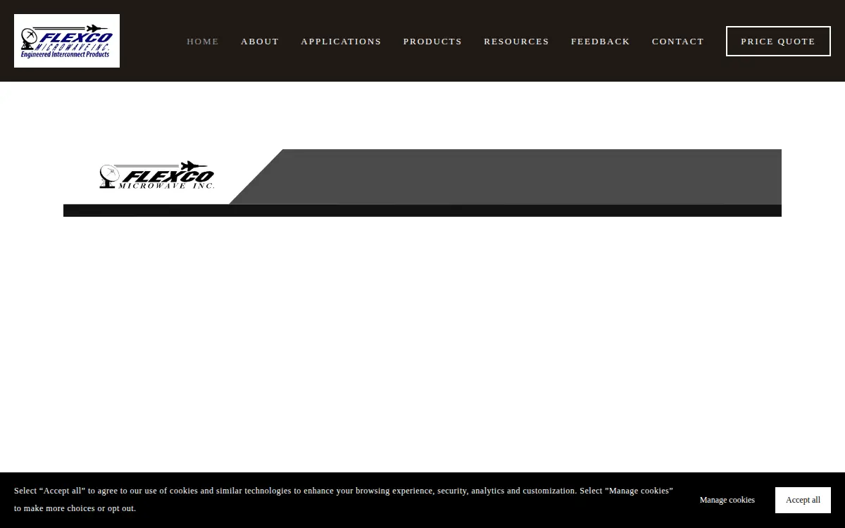 Homepage of Flexco Microwave INC