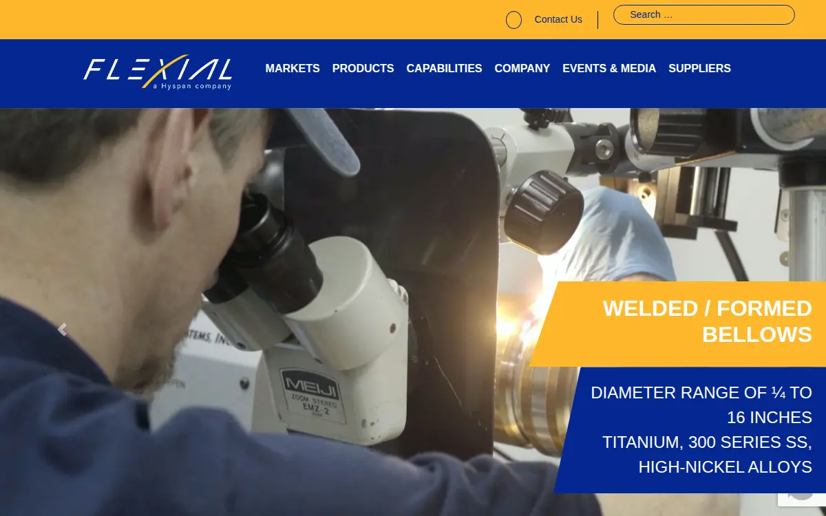Homepage of Flexial CORP