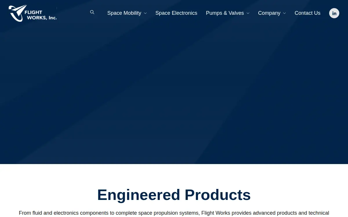 Homepage of Flight Works, INC