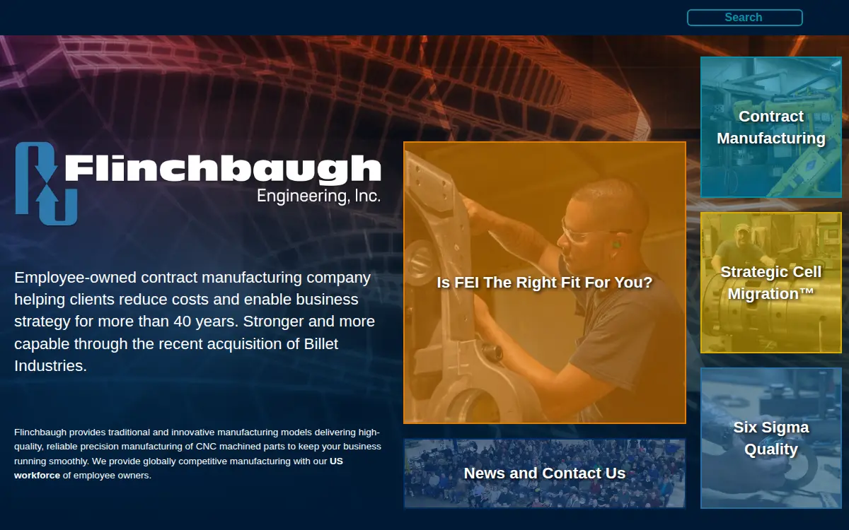 Homepage of Flinchbaugh Engineering INC