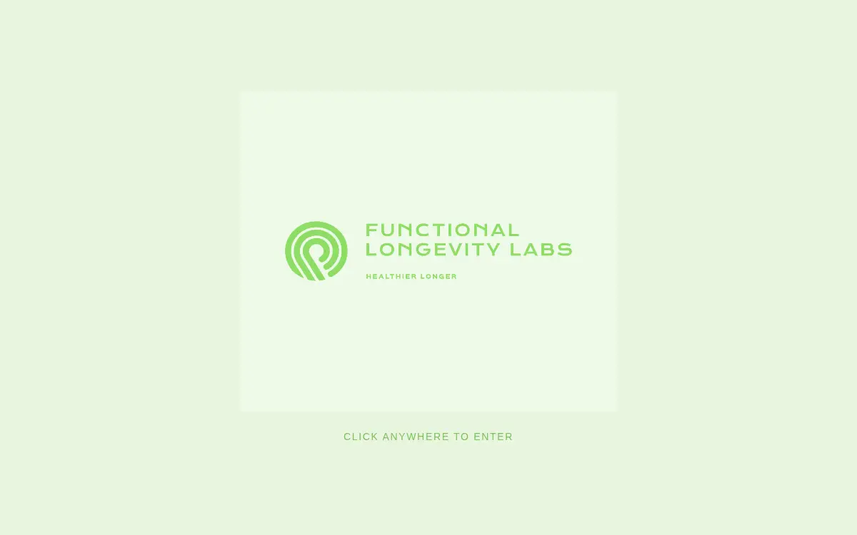 Homepage of Functional Longevity Labs, INC.