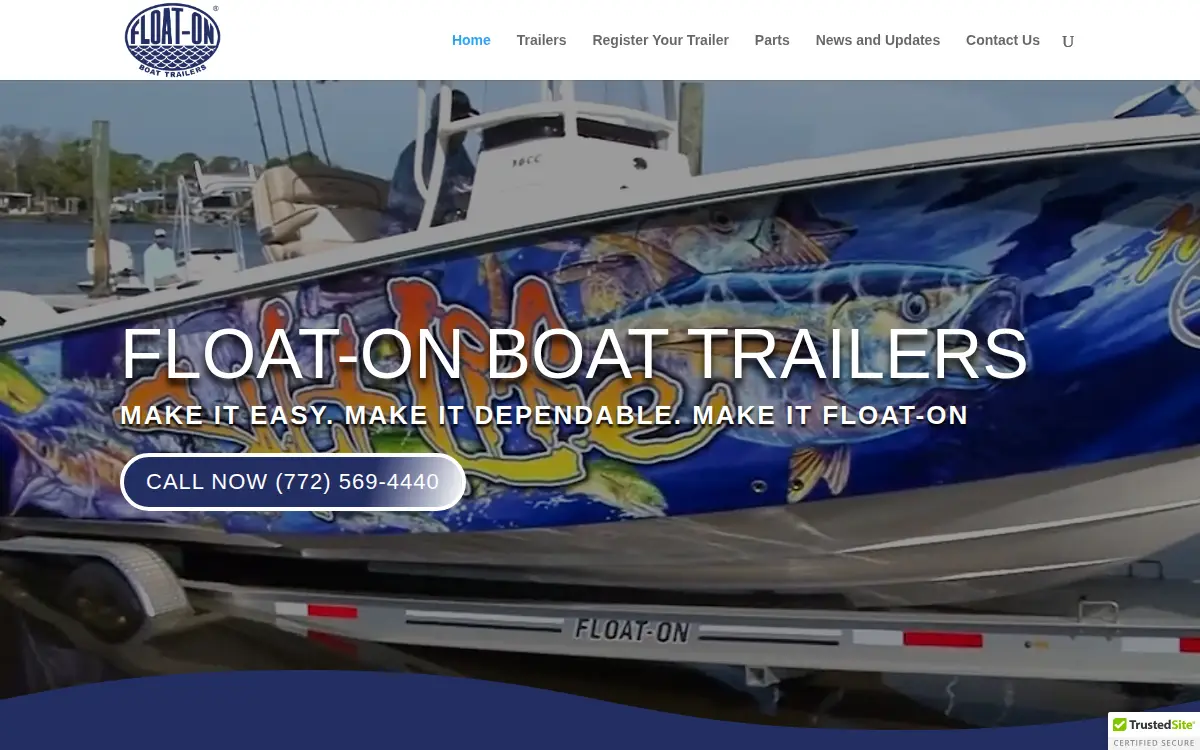 Homepage of Float-on CORP