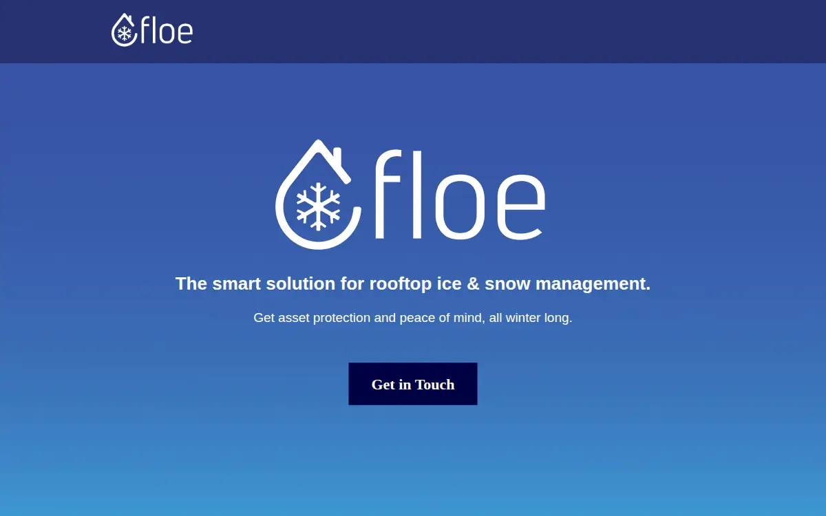 Homepage of Floe, INC.