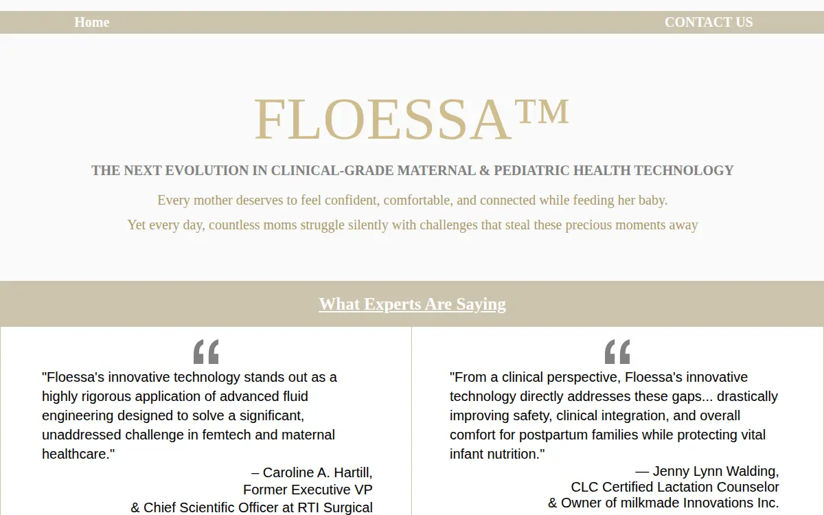 Homepage of Floessa LLC