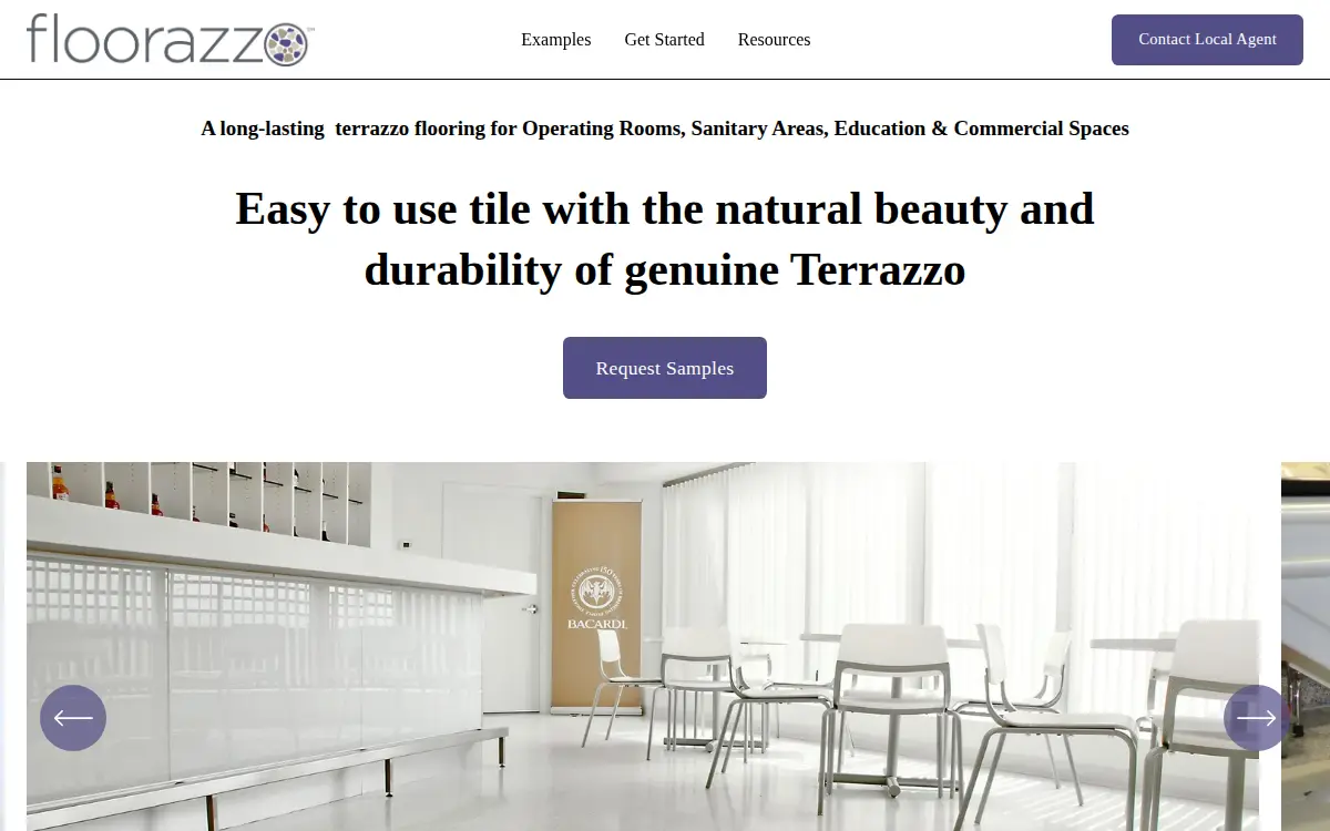 Homepage of Floorazzo Tile, LLC