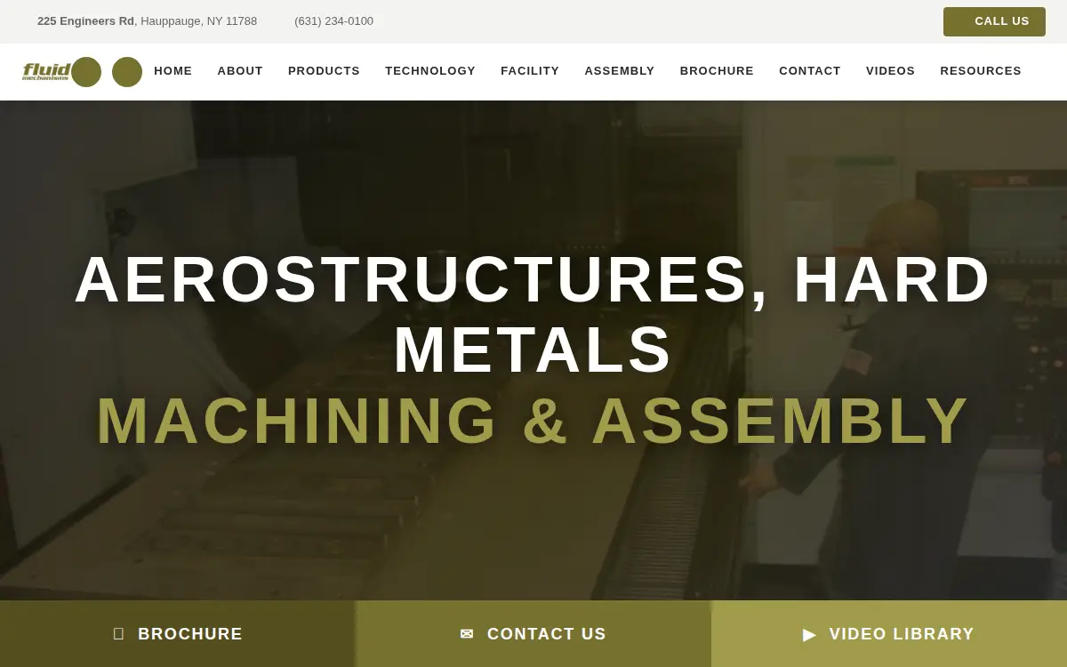 Homepage of Fluid Mechanisms of Hauppauge LLC