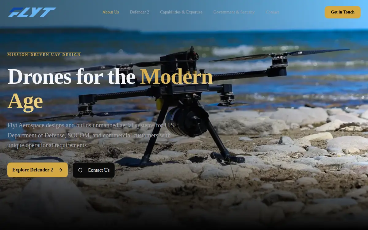 Homepage of Aperture Aerospace Industries INC