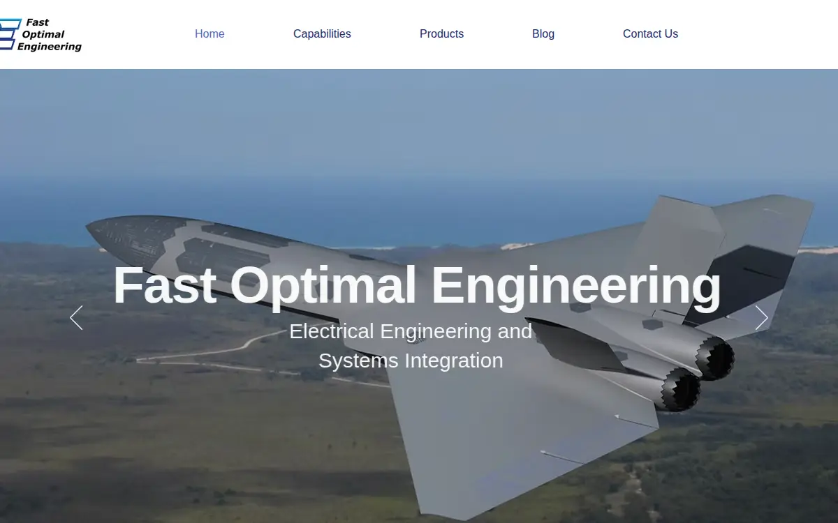 Homepage of F O Engineering INC.