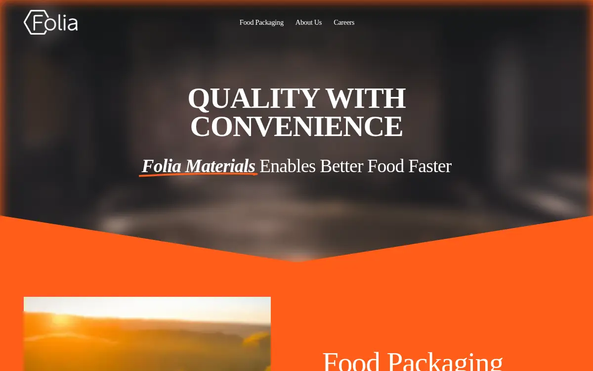Homepage of Folia Materials, INC