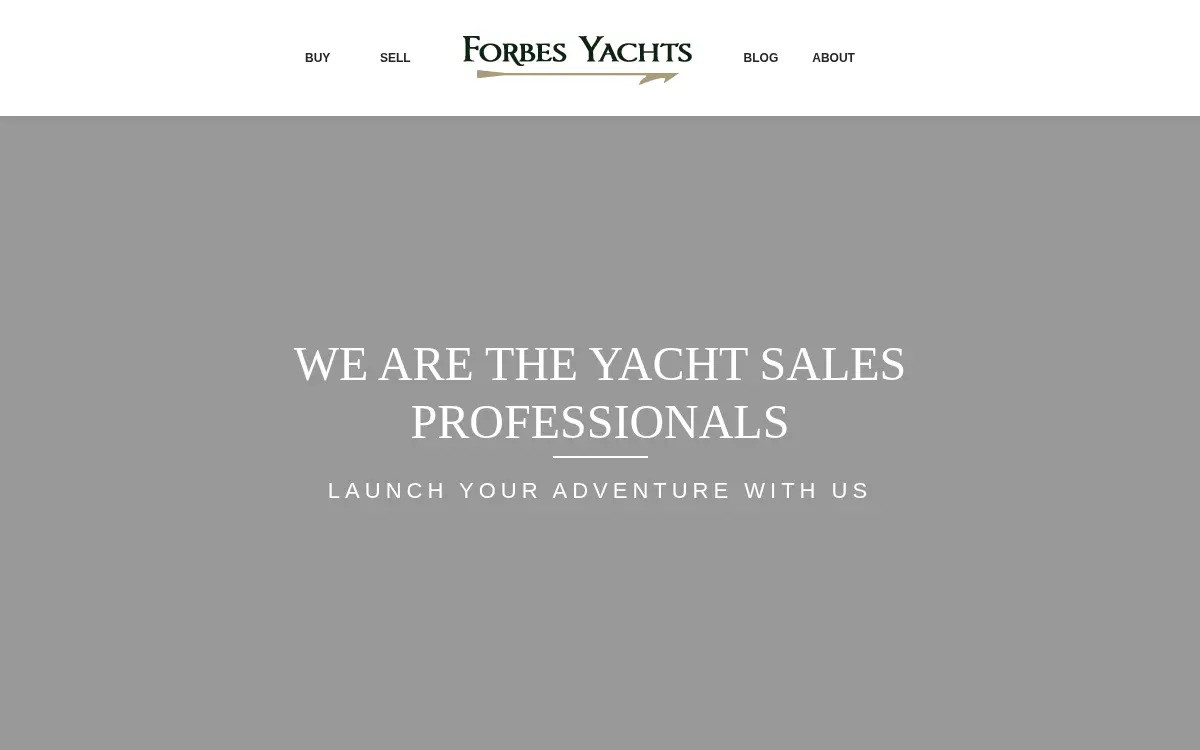 Homepage of Forbes Horton Yachts LLC