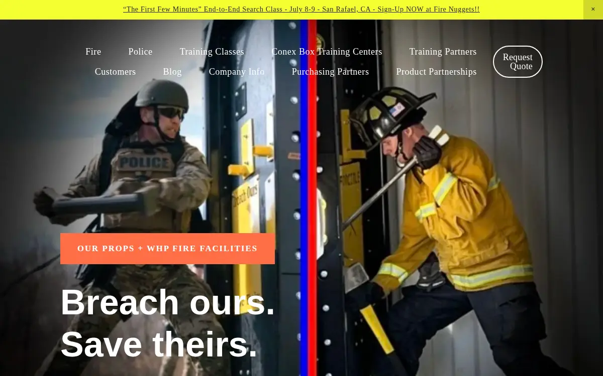 Homepage of Forcible Entry, INC