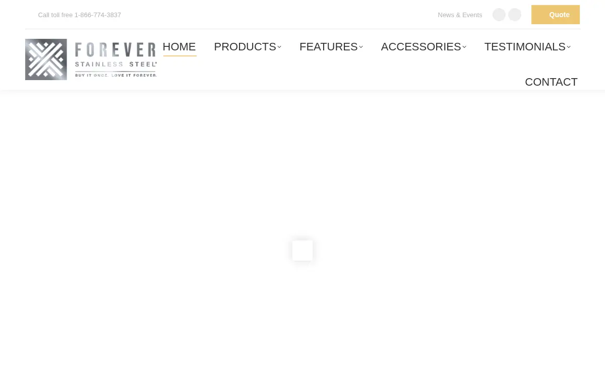 Homepage of Forever Stainless Steel INC