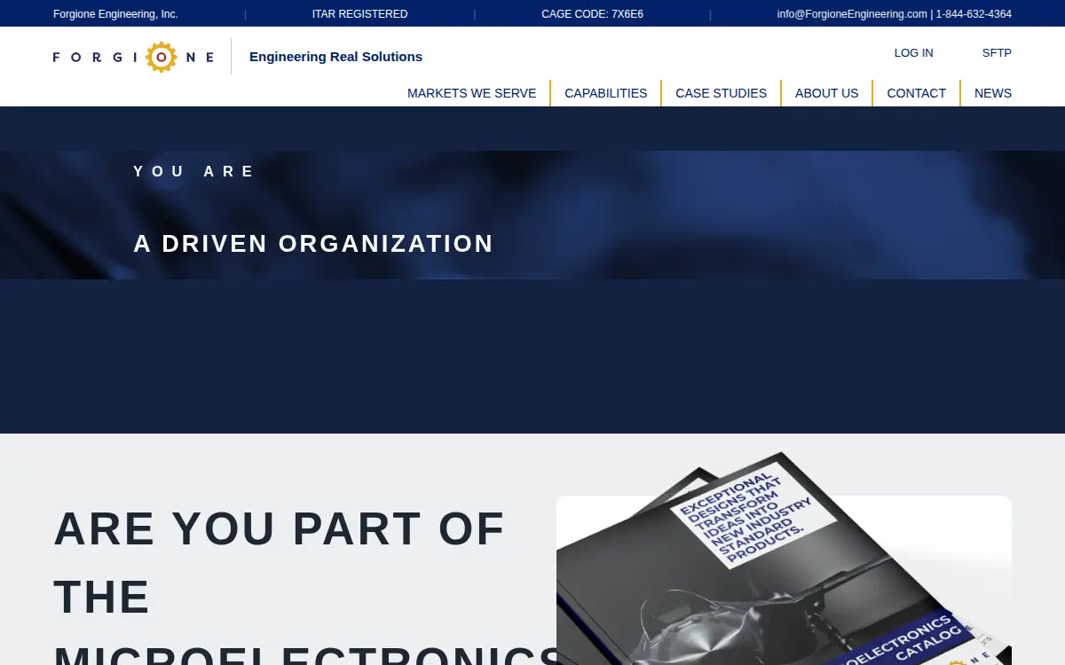 Homepage of Forgione Engineering, INC
