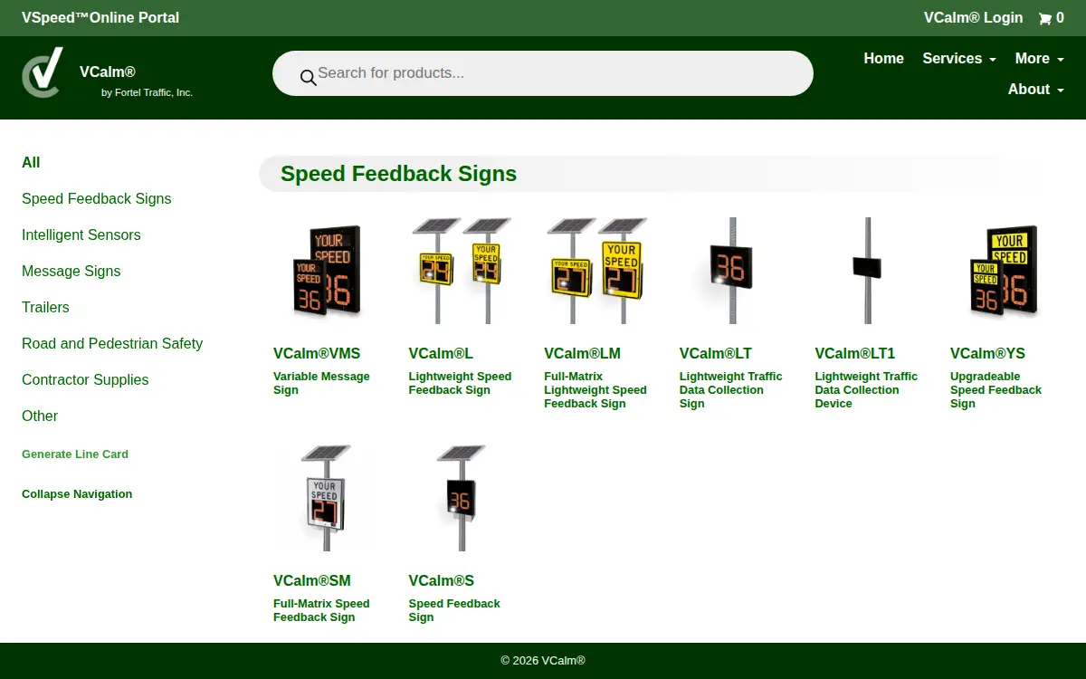 Homepage of Fortel Traffic, INC.
