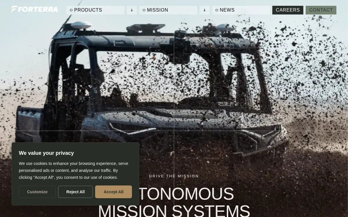 Homepage of Robotic Research Opco, LLC