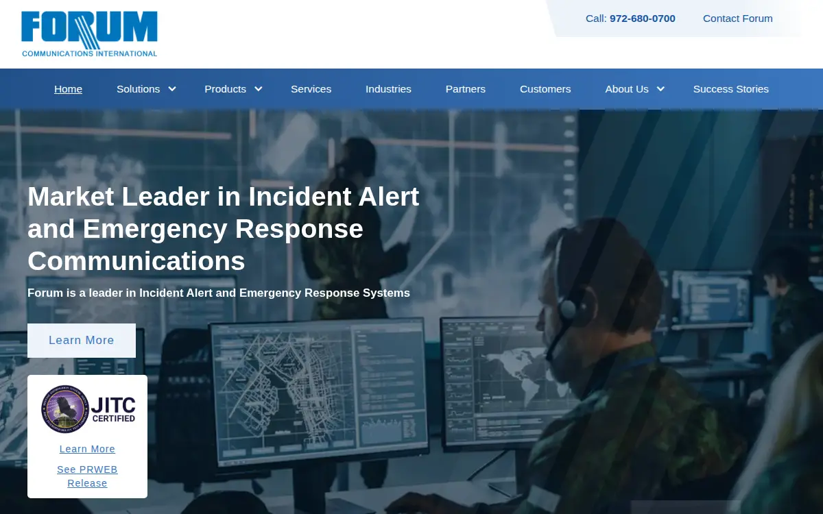 Homepage of Forum Communications Systems INC