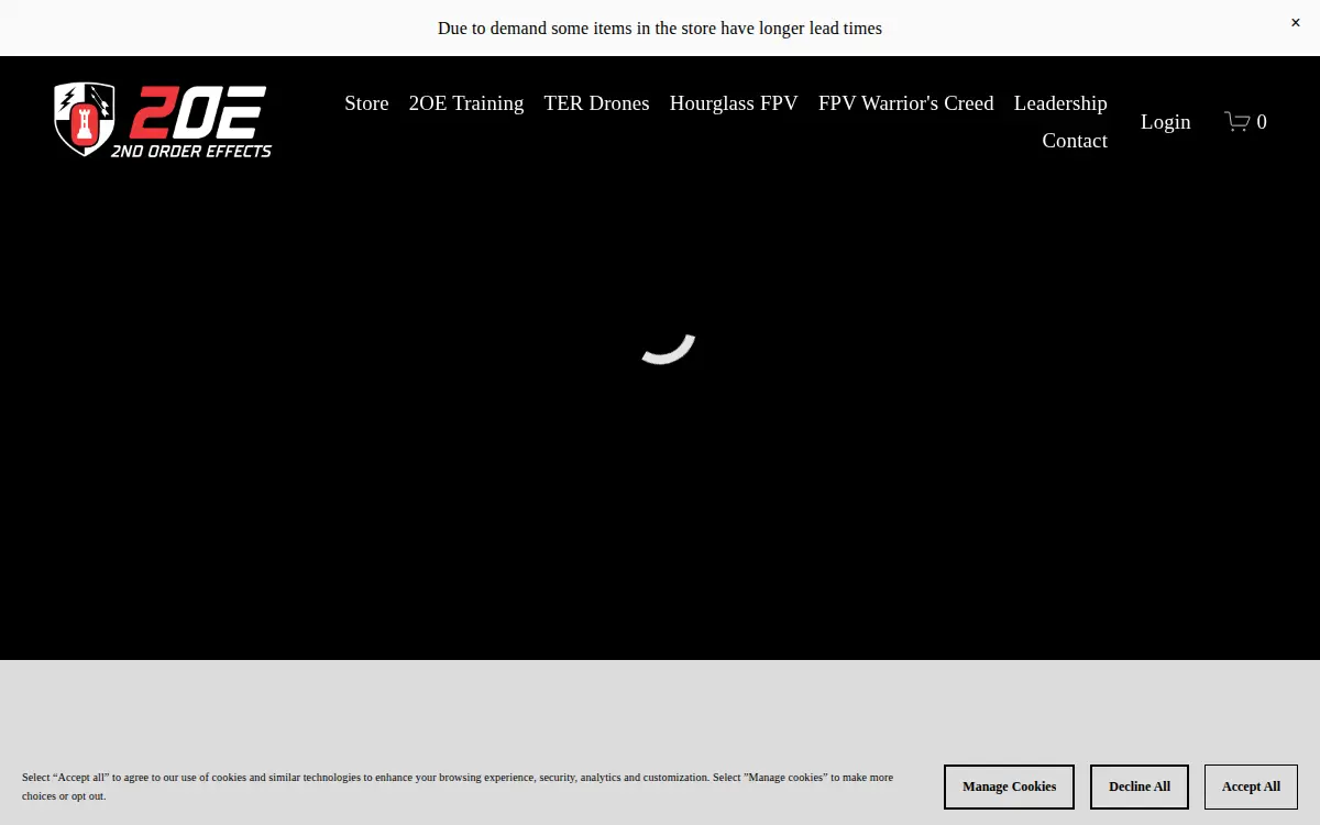 Homepage of 2nd Order Effects LLC
