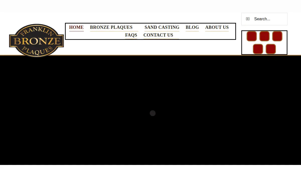 Homepage of Franklin Bronze Plaques, INC.