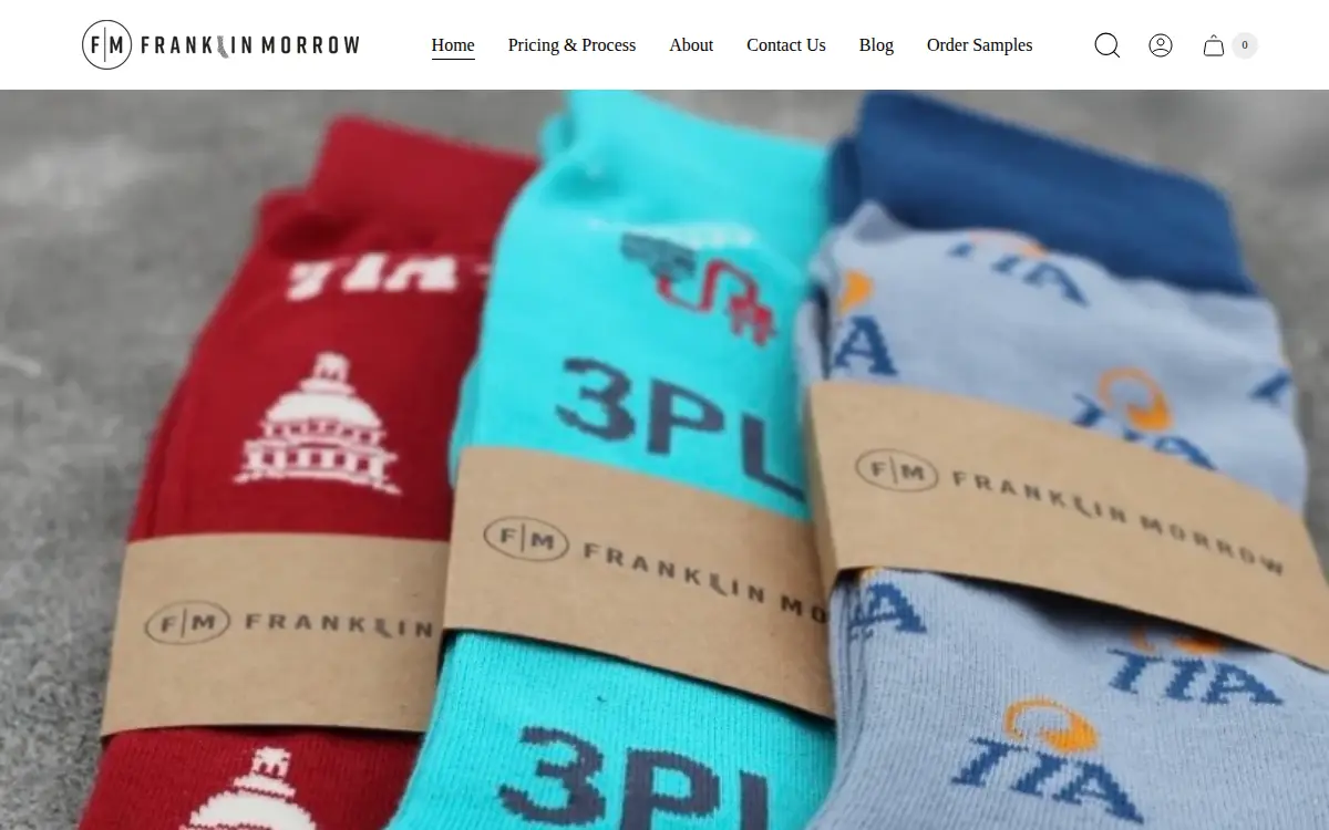 Homepage of Franklin Morrow LLC