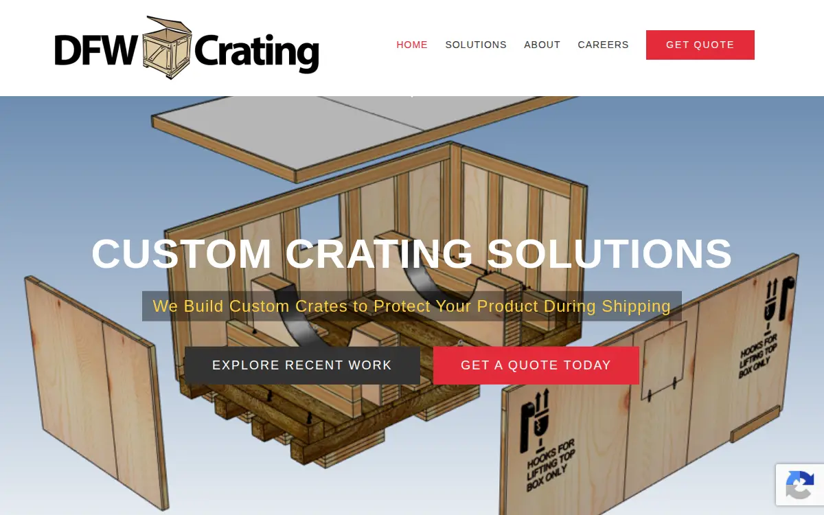 Homepage of Freight Crafters, INC.
