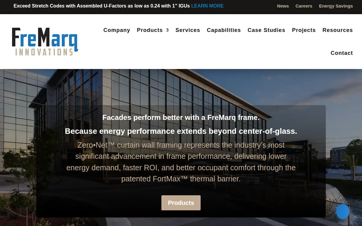 Homepage of Fremarq Innovations, INC.