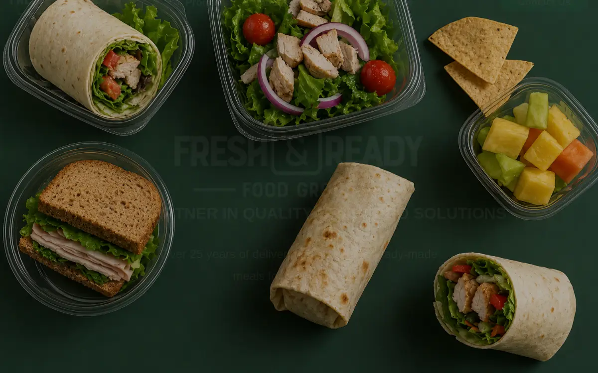Homepage of Fresh & Ready Foods LLC